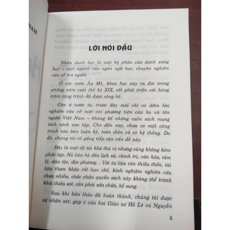 HỌ VÀ TÊN NGƯỜI VIỆT NAM 329941