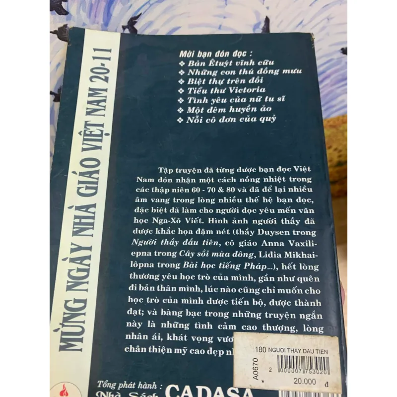 Người Thầy Đầu Tiên (Tập Truyện Ngắn) 926363