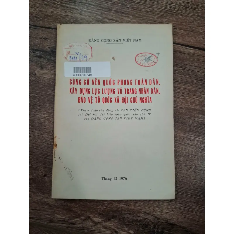 Củng cố nền quốc phòng toàn dân... - Văn Tiến Dũng - Quân sự 715882