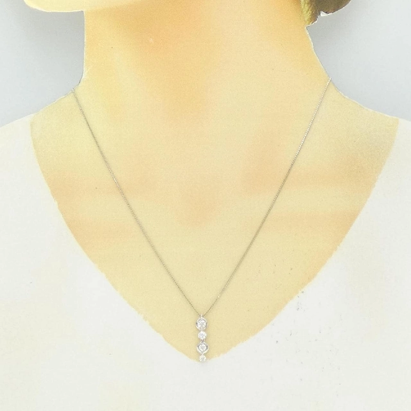 Dây chuyền kim cương PT900/PT850 0.50CT - Hàng hiệu Chính hãng 858574