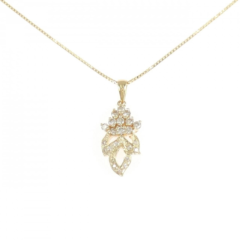 Dây chuyền kim cương K18YG 0.48CT - Hàng hiệu Chính hãng 860593