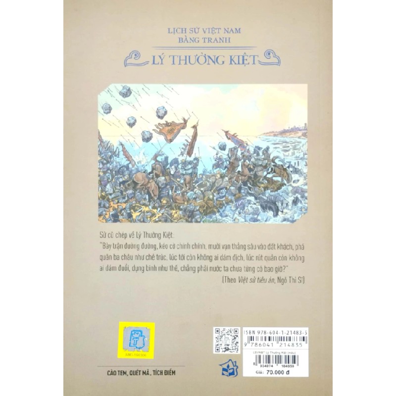 Lịch Sử Việt Nam Bằng Tranh - Lý Thường Kiệt - Trần Bạch Đằng, Lê Văn Năm, Nguyễn Huy Khôi, Nguyễn Thùy Linh 187396