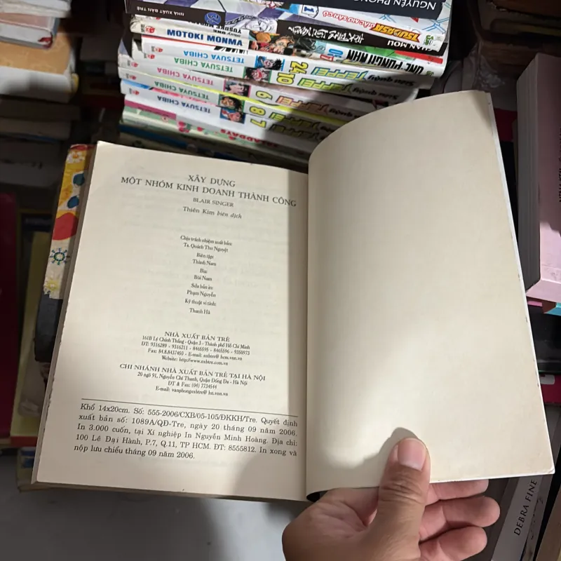 II Sách Kỹ Năng: Xây Dựng Một Nhóm Kinh Doanh Thành Công - BLAIR SINGER - 2006 779274