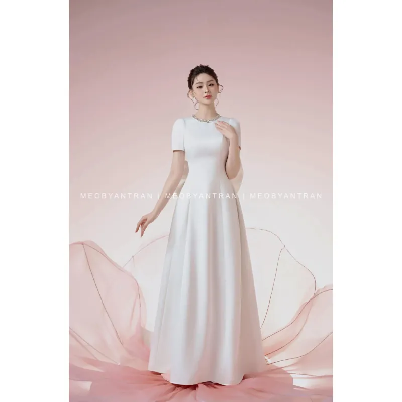 Váy cưới Meo store, size M, đơn giản, sang trọng  1010001