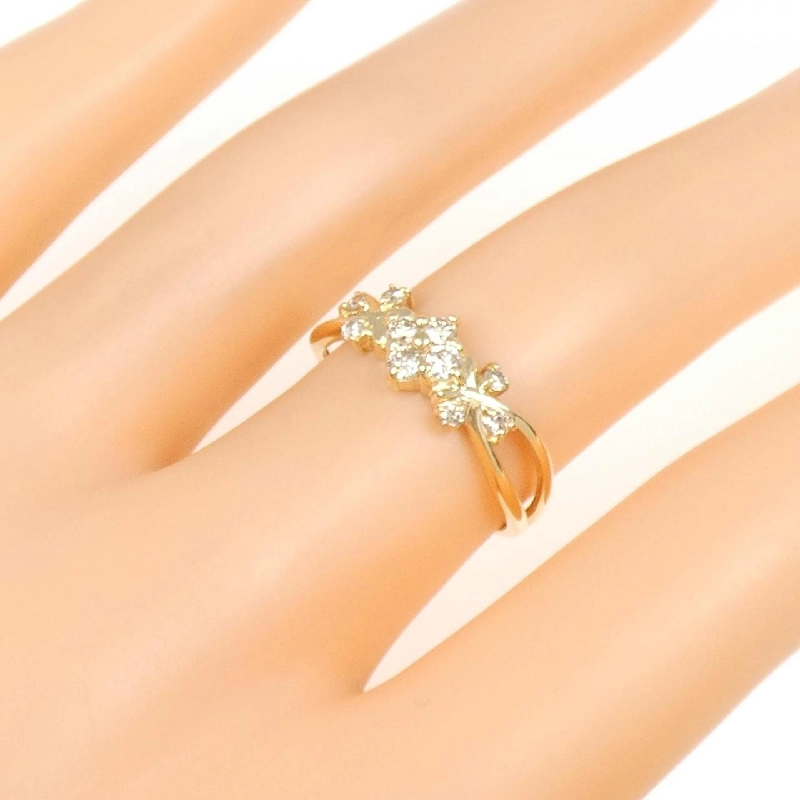 Nhẫn kim cương K18YG 0.30CT 672910