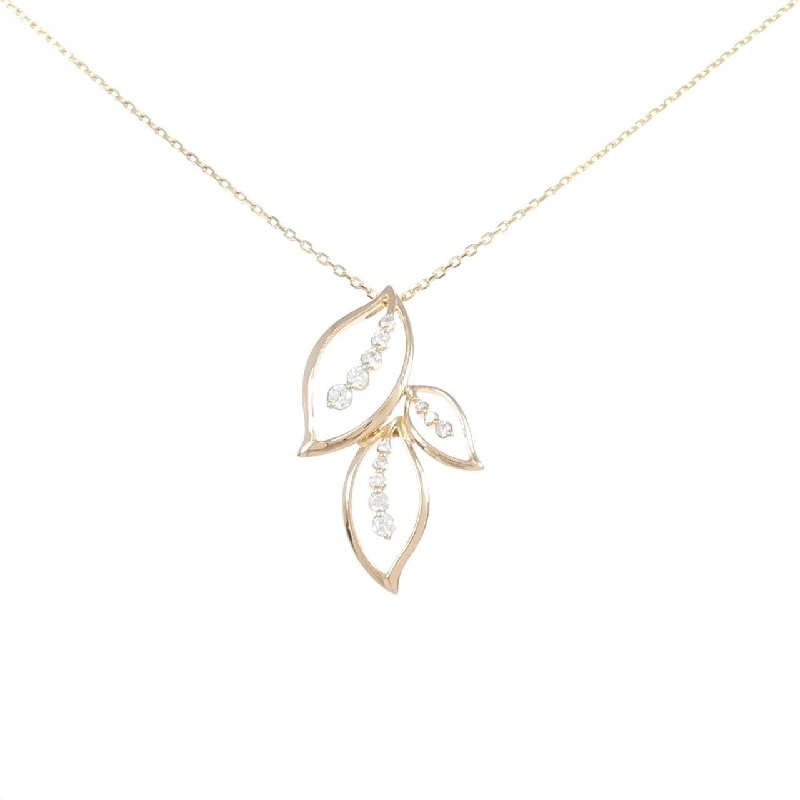 K18PG Dây chuyền kim cương 0.33CT - Hàng hiệu Authentic 857827