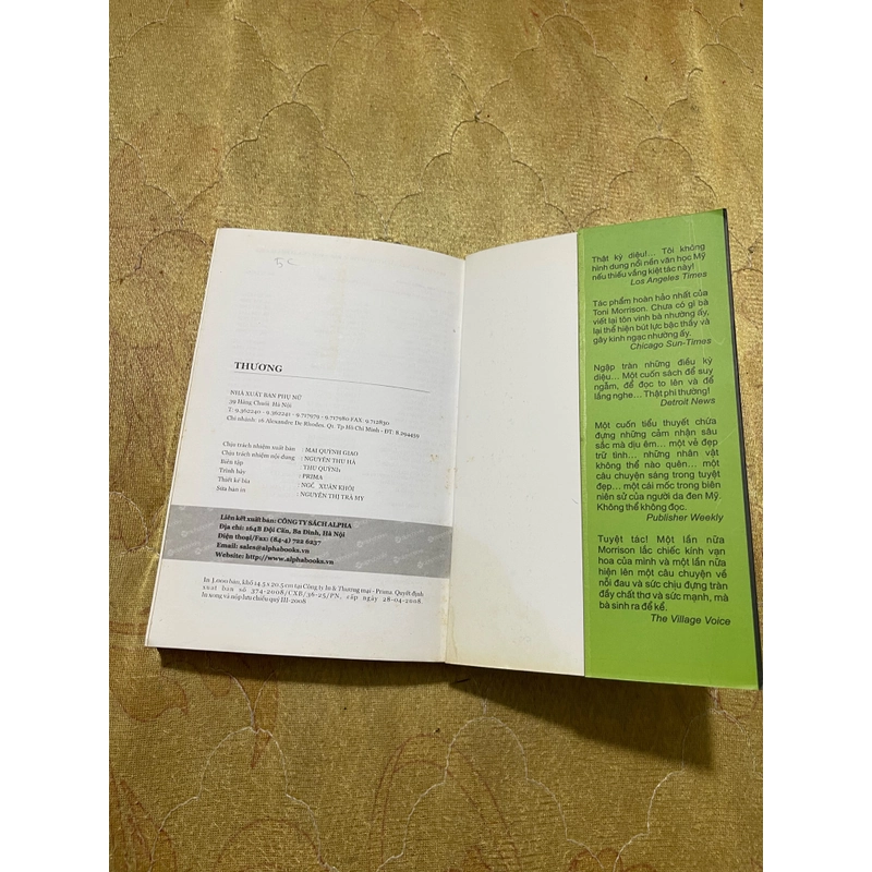 THƯƠNG Beloved- TONI MORRISON 474058