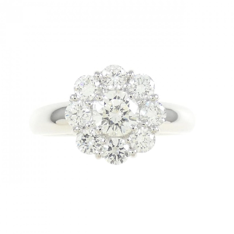 Nhẫn kim cương hoa PT900 0.34CT 669879