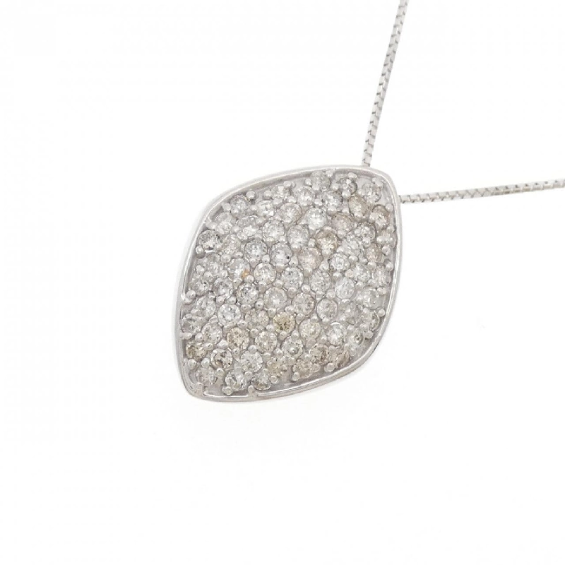 K18WG Dây chuyền kim cương - Hàng hiệu Authentic 860241