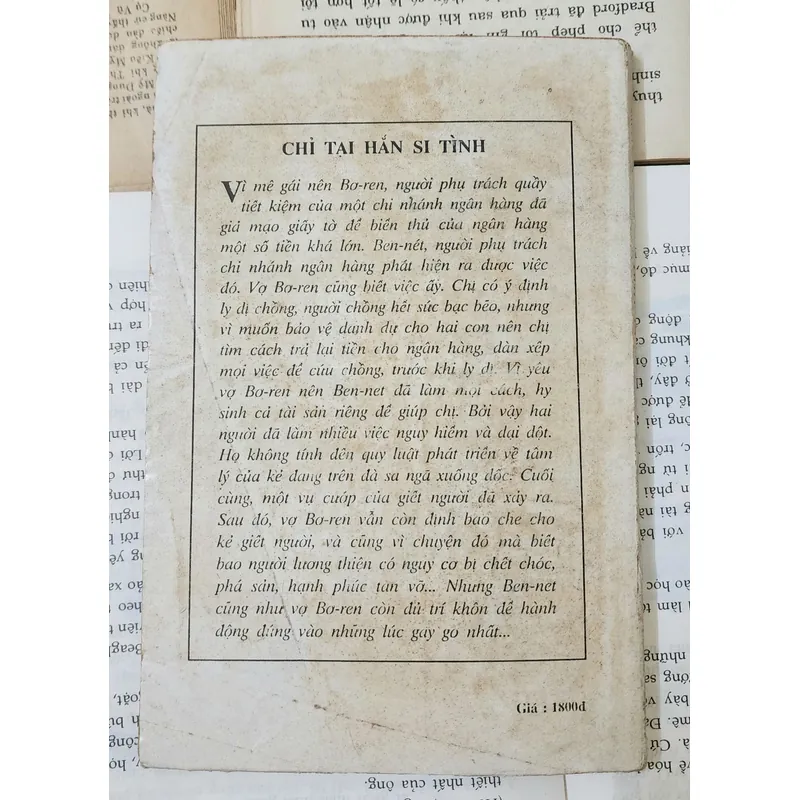 Tiểu thuyết Pháp "Chỉ tại hắn si tình" - Tác giả: James M. Cain
 715338