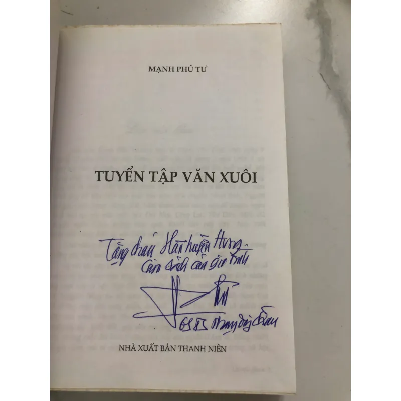 Mạnh Phú Tư - Tuyển tập văn xuôi - Mạnh Phú Tư 779776
