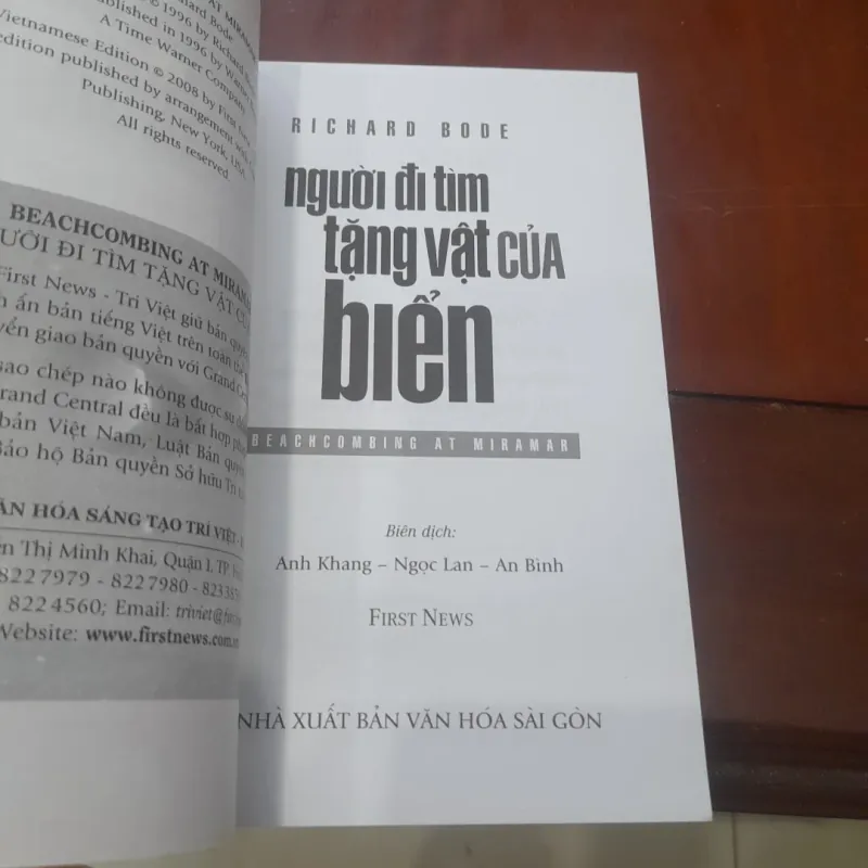 Richard Bode - NGƯỜI ĐI TÌM TẶNG VẬT CỦA BIỂN 931167