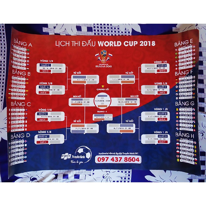 Lịch thi đấu World Cup 2018 xưa 22238