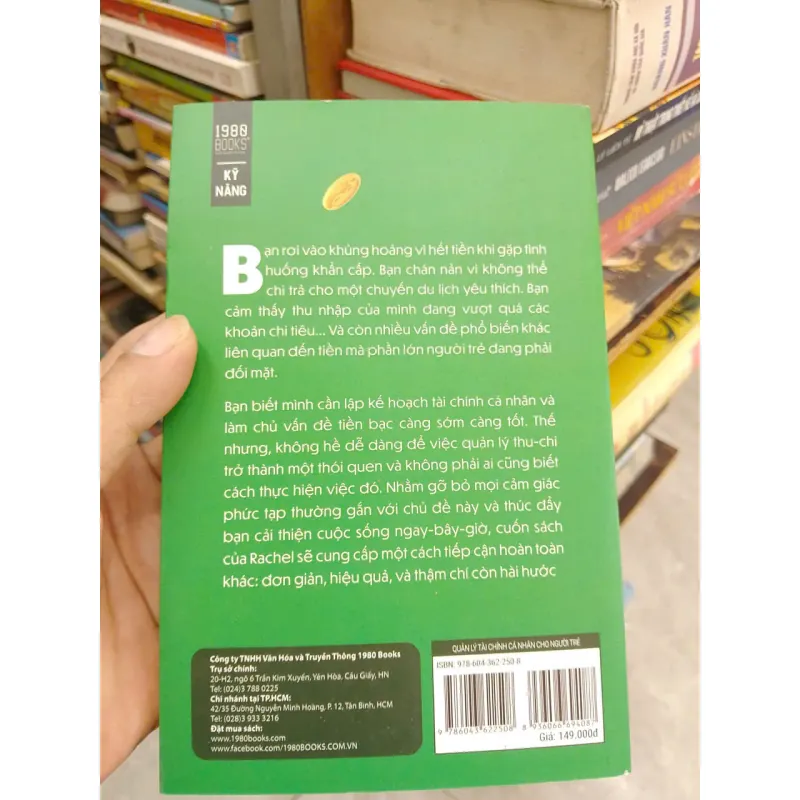 SÁCH QUẢN LÝ TÀI CHÍNH CÁ NHÂN CHO NGƯỜI TRẺ (B1) 706038