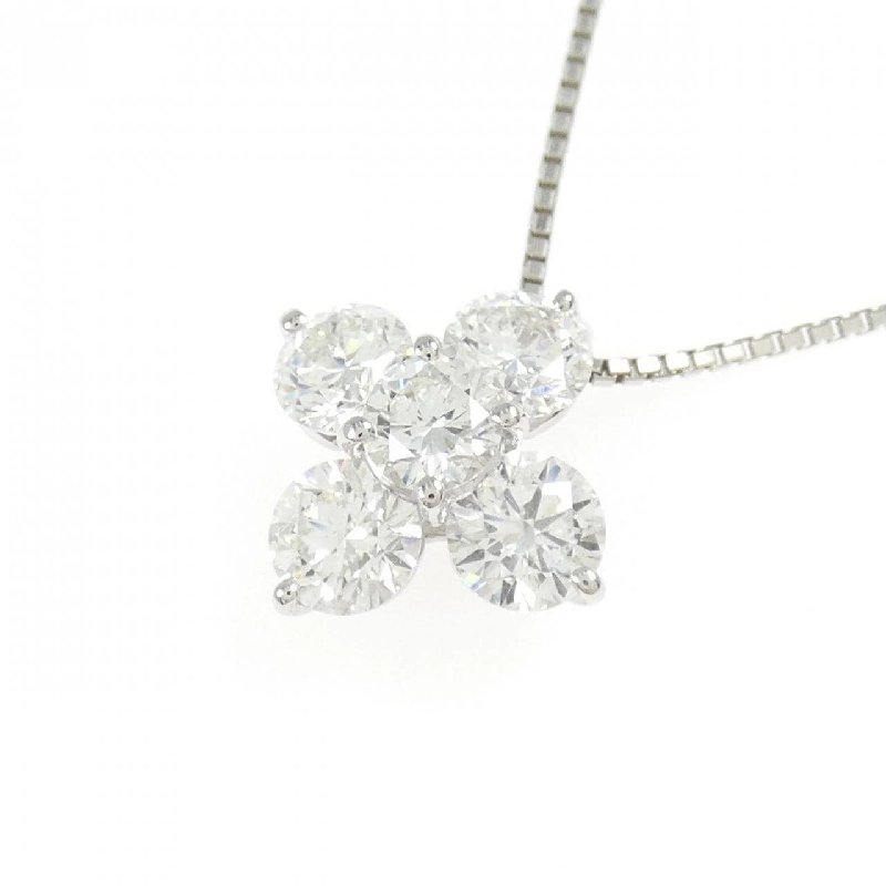 Dây chuyền kim cương hoa PT900/PT850 2.013CT - Hàng hiệu Authentic 857117