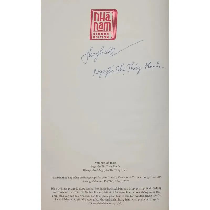 Văn học và vết thâm (Nguyễn Thị Thúy Hạnh) 926702