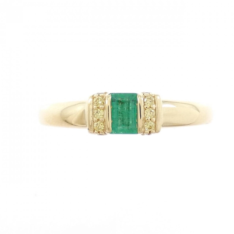 Nhẫn Emerald K18YG 0.15CT - Hàng hiệu Chính hãng 850329