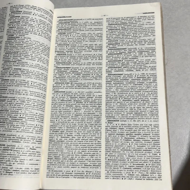 LE PETIT ROBERT: DICTIONNAIRE ALPHABETIQUE ET ANALOGIQUE DE LA LANGUE FRANCAISE — 1972s 588602