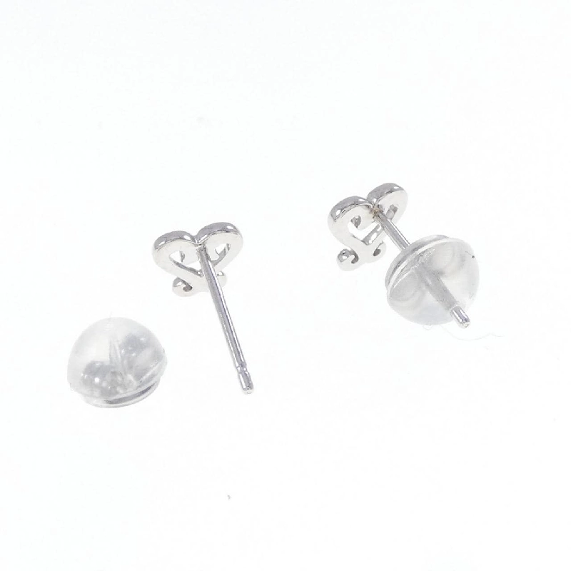 K18WG Bông tai hình trái tim - Hàng hiệu Chính hãng 867923