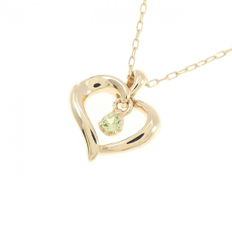 4゜C Heart Peridot Necklace - Hàng hiệu Authentic 841980