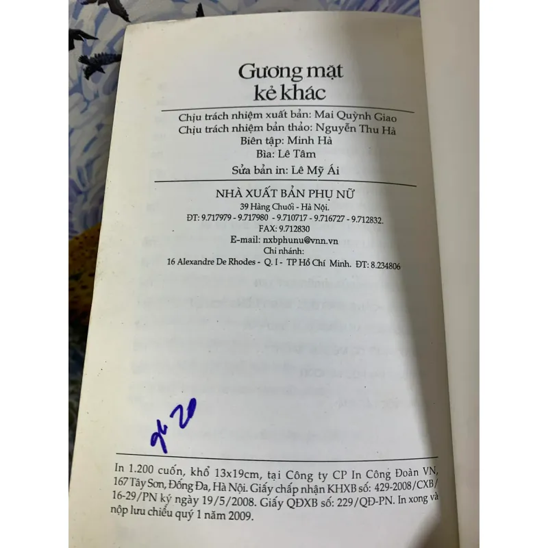 Gương Mặt Kẻ Khác - Ngô Tự Lập 926317