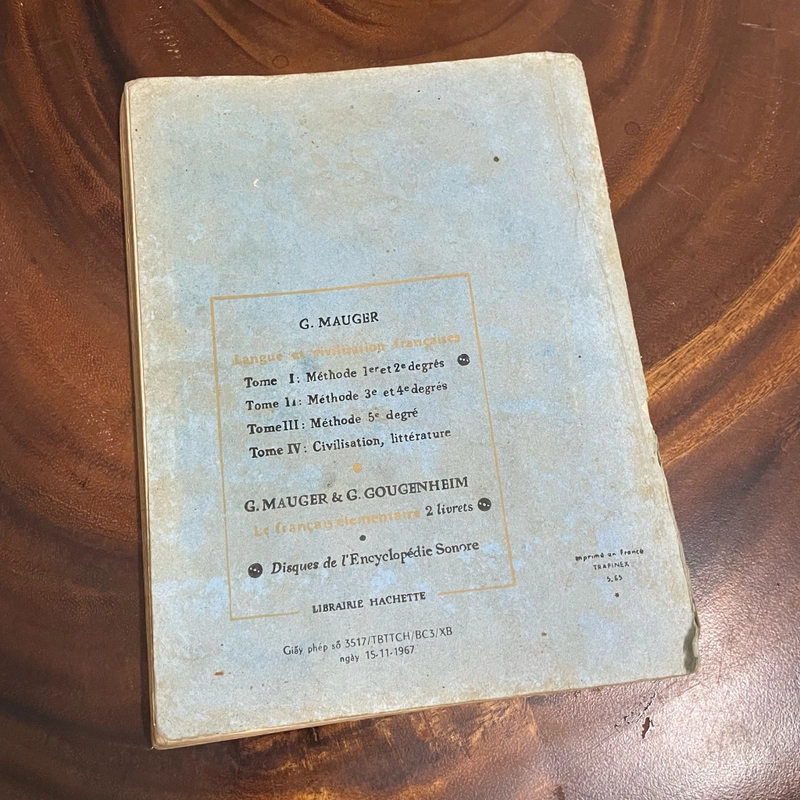 cours de Langue et de Civilisation Françaises I - G. MAUGER - 1967  448733