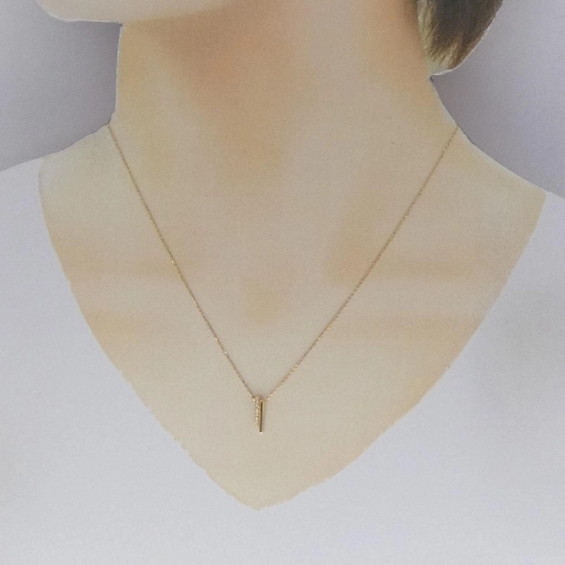 K18YG Dây chuyền kim cương - Hàng hiệu Authentic 860094