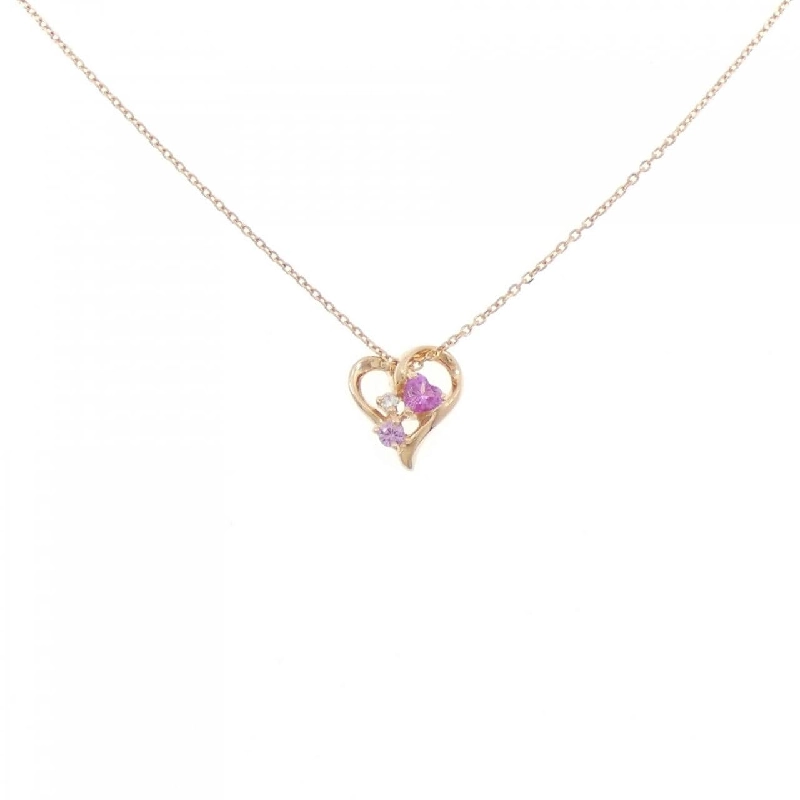 4゜C Hình trái tim Sapphire tổng hợp - Hàng hiệu Authentic 842054