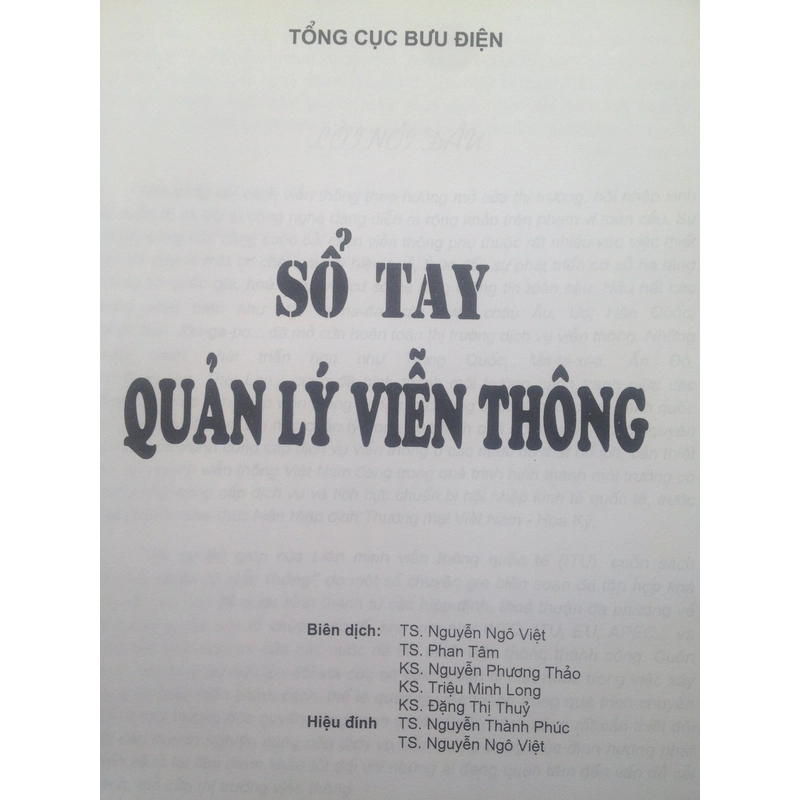 SỔ TAY QUẢN LÝ VIỄN THÔNG - VIỄN THÔNG DI ĐỘNG 482467