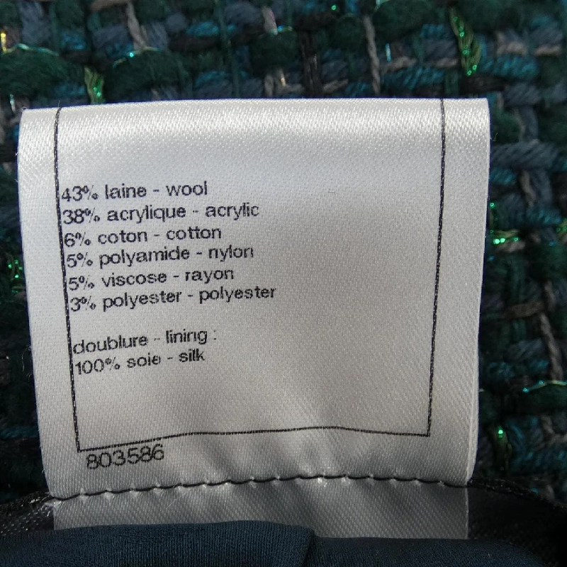 Jacket không cổ CHANEL P44834V32984 - Hàng hiệu Authentic 821436