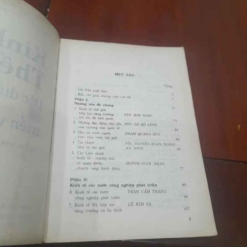 KINH TẾ THẾ GIỚI 1996, Đặc điểm và Triển vọng 706499