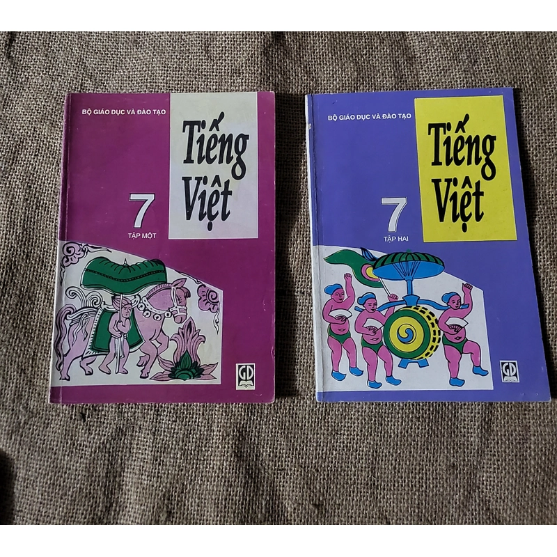 Tiếng Việt lớp 7 tập 1 + tập 2 _ Sách giáo khoa 9x _sách giáo khoa cũ 330935