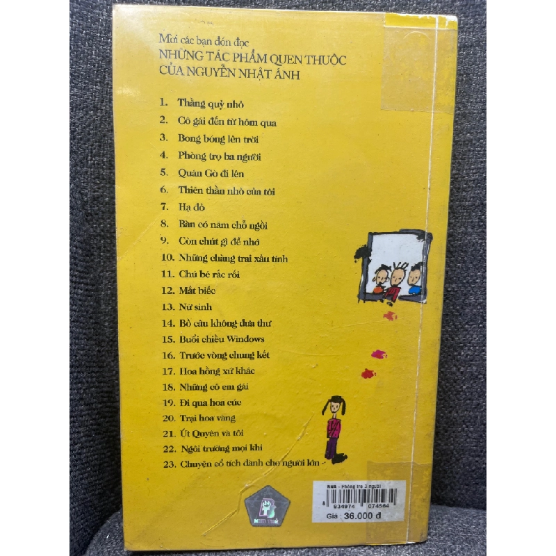 Phòng trọ ba người Nguyễn Nhật Ánh 2009 mới 80% ố bẩn nhẹ HPB1205 451436