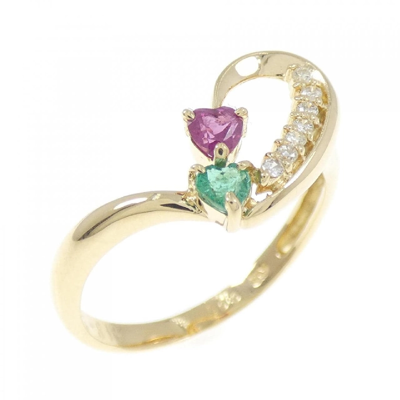 Nhẫn đá màu K18YG 671745