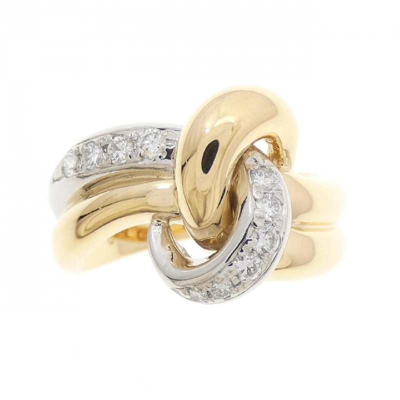 Nhẫn kim cương K18YG/PT900 0.17CT - Hàng hiệu chính hãng 853327