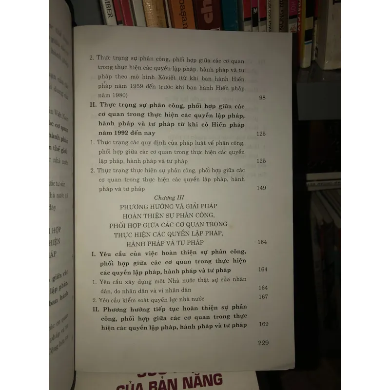 Phân công phối hợp giữa các cơ quan trong thực hiện các quyền lập pháp hành pháp, tư pháp 696794