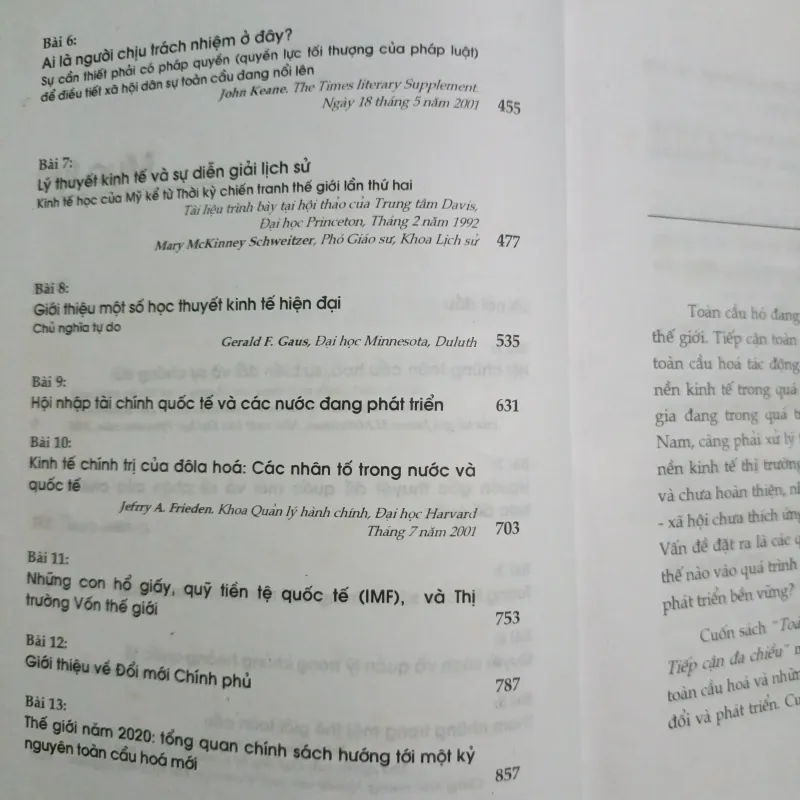 TOÀN CẦU HOÁ CHUYỂN ĐỔI & PHÁT TRIỂN TIẾP CẬN ĐA CHIỀU 754281