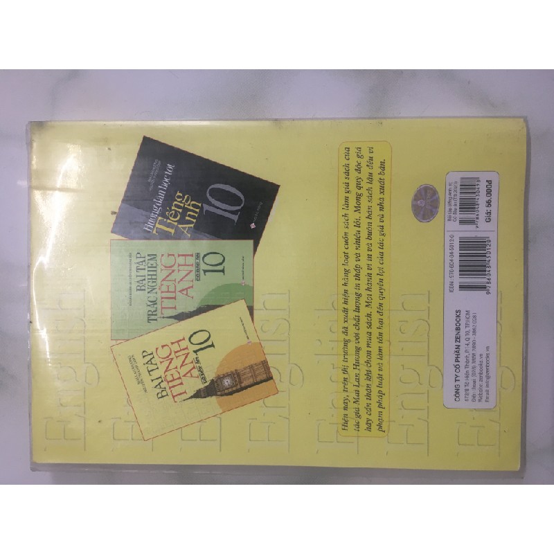 Sách Mai Lan Hương- Bài Tập Tiếng Anh 10 (Có Đáp Án) 13633