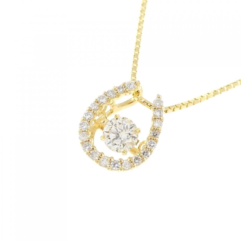 Dây chuyền kim cương K18YG 0.20CT - Hàng hiệu Chính hãng 860307