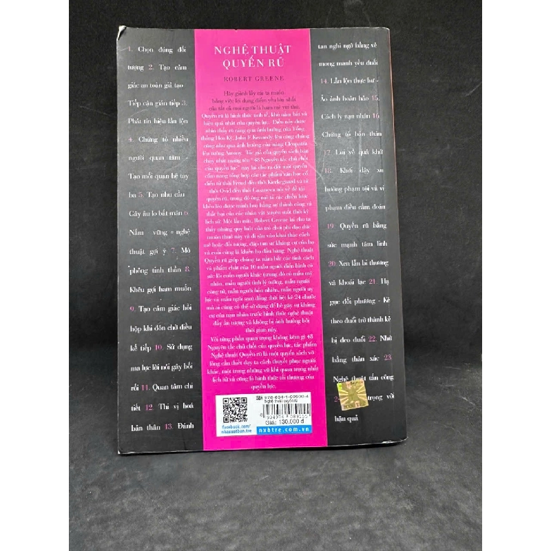 [Phiên Chợ Sách Cũ] Nghệ Thuật Quyến Rũ - Robert Greene H0606, 2014 SBM 524912