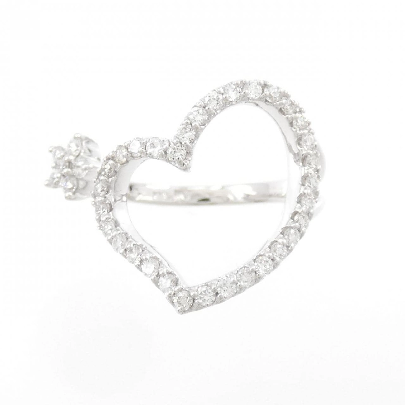 Nhẫn kim cương hình trái tim và ngôi sao Ponte Vecchio 0.55CT - Hàng hiệu Authentic 840557