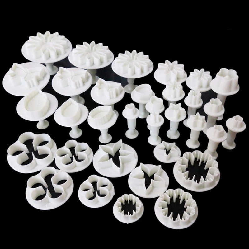 Bộ 33 dụng cụ tạo hình Fondant, Cutter, Cookie hoa lá – Mã số 1031 336037