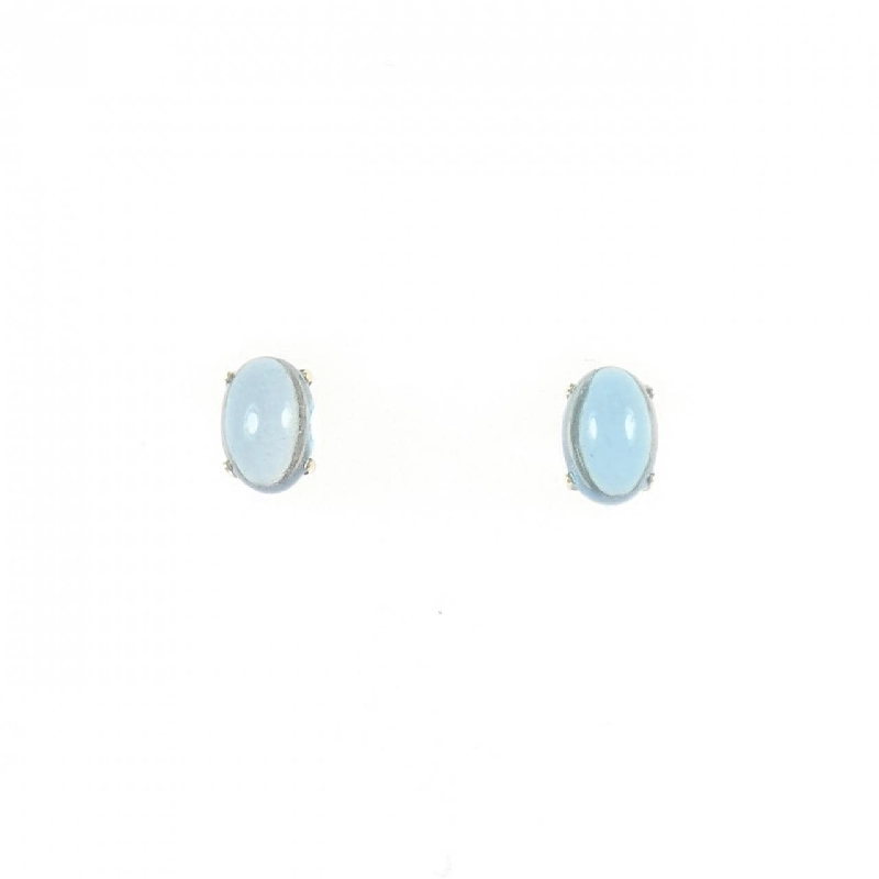 K18YG Blue Topaz Earrings - Hàng hiệu Authentic 869918