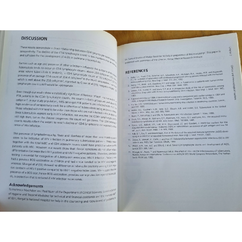 DIAGNOSIS OF TUBERCULOSIS IN HIGH ENDEMIC AREAS : THE PERFORMANCE OF SPUTUM MICROSCOPY, CHEST XRAY AND POLYMERASE CHAIN REACTION - MAARTEN VAN CLEEFF & LYDIA KIVIHYA-NDUGGA 120283