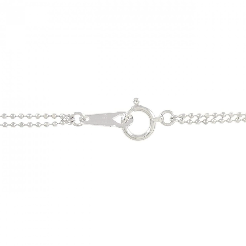 K18WG Dây chuyền kim cương chéo 0.08CT - Hàng hiệu Chính hãng 861377