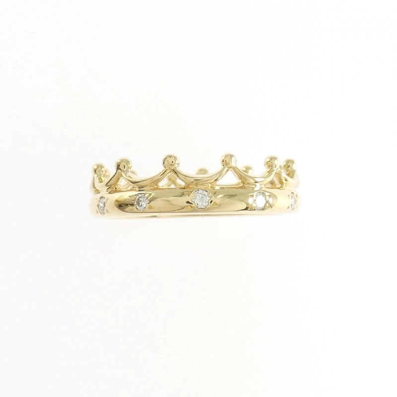 Nhẫn kim cương K18YG 670083