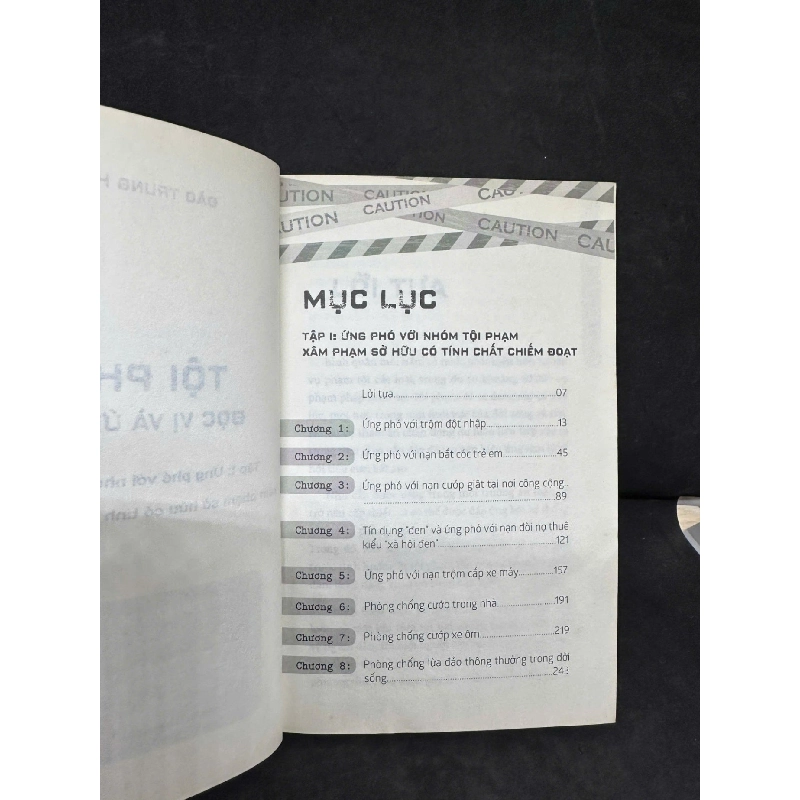 [Phiên Chợ Sách Cũ] Đọc Vị & Ứng Phó Tội Phạm - Tập 1, 2019 - Đào Trung Hiếu H1809 SBM 925154