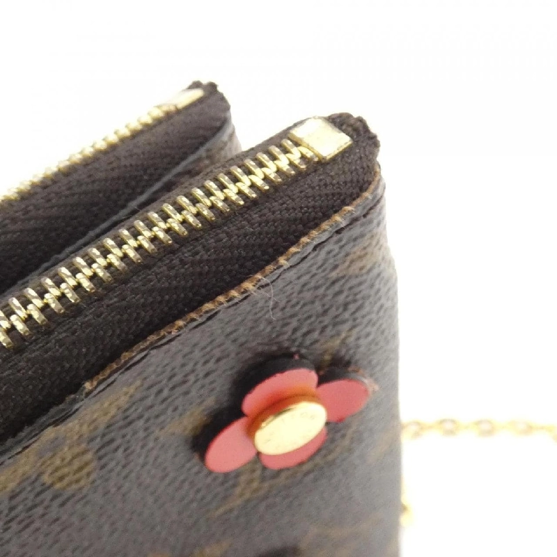 Túi đeo chéo Louis Vuitton Monogram (Flower) Pochette Double Zip M63905 - Hàng hiệu Chính hãng 767431