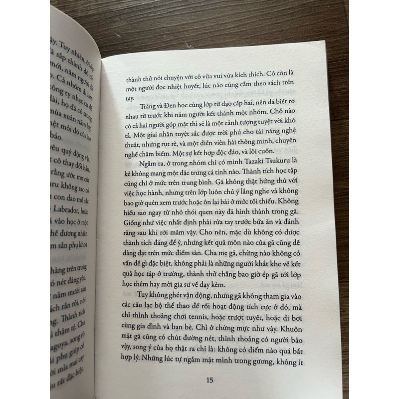 Không màu và những năm tháng hành hương tác giả haruki murakami 189337