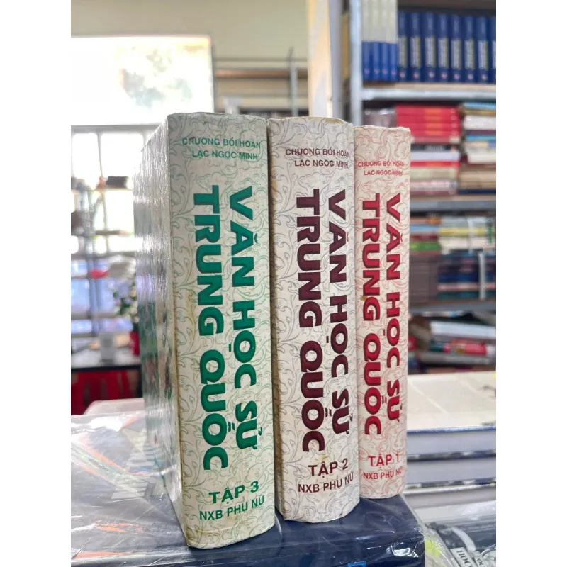 VĂN HỌC SỬ TRUNG QUỐC (TẬP 1, 2, 3) BÌA CỨNG - CHƯƠNG BỒI HOÀN, LẠC NGỌC MINH 1019743